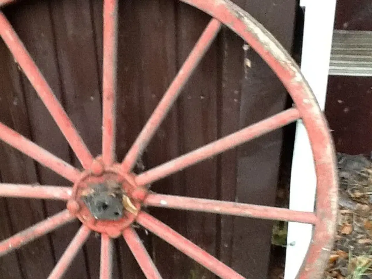 Billede 2 - ældre træhjul