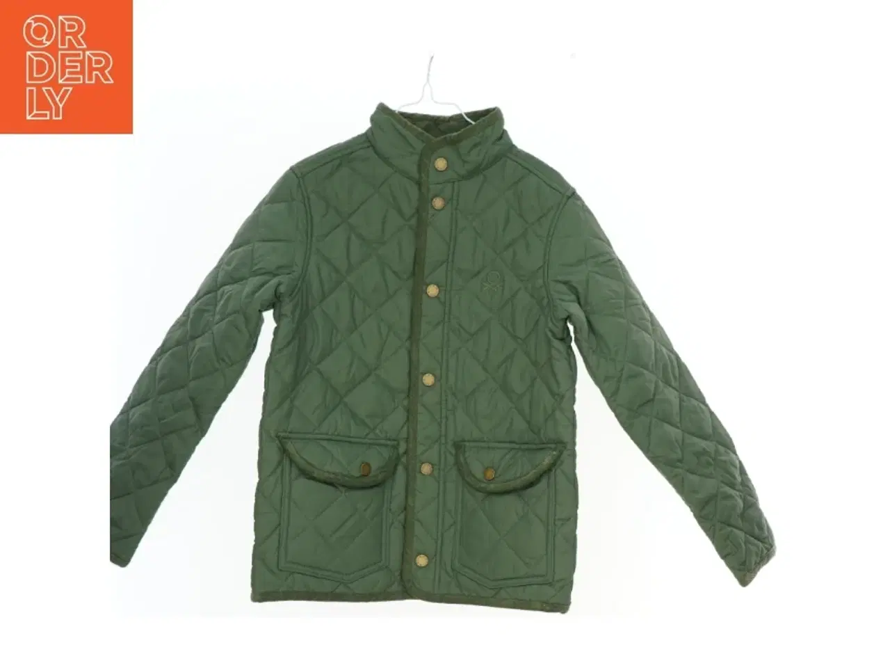 Billede 1 - Grøn quiltet jakke fra United Colors Of Benetton (str. M)