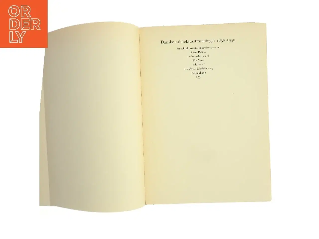 Billede 2 - Danske arkitekturstrømninger 1850-1950 af Knud Millech (Bog)