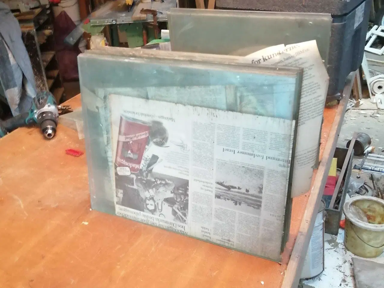 Billede 1 - Glashylder med afrundede kanter 