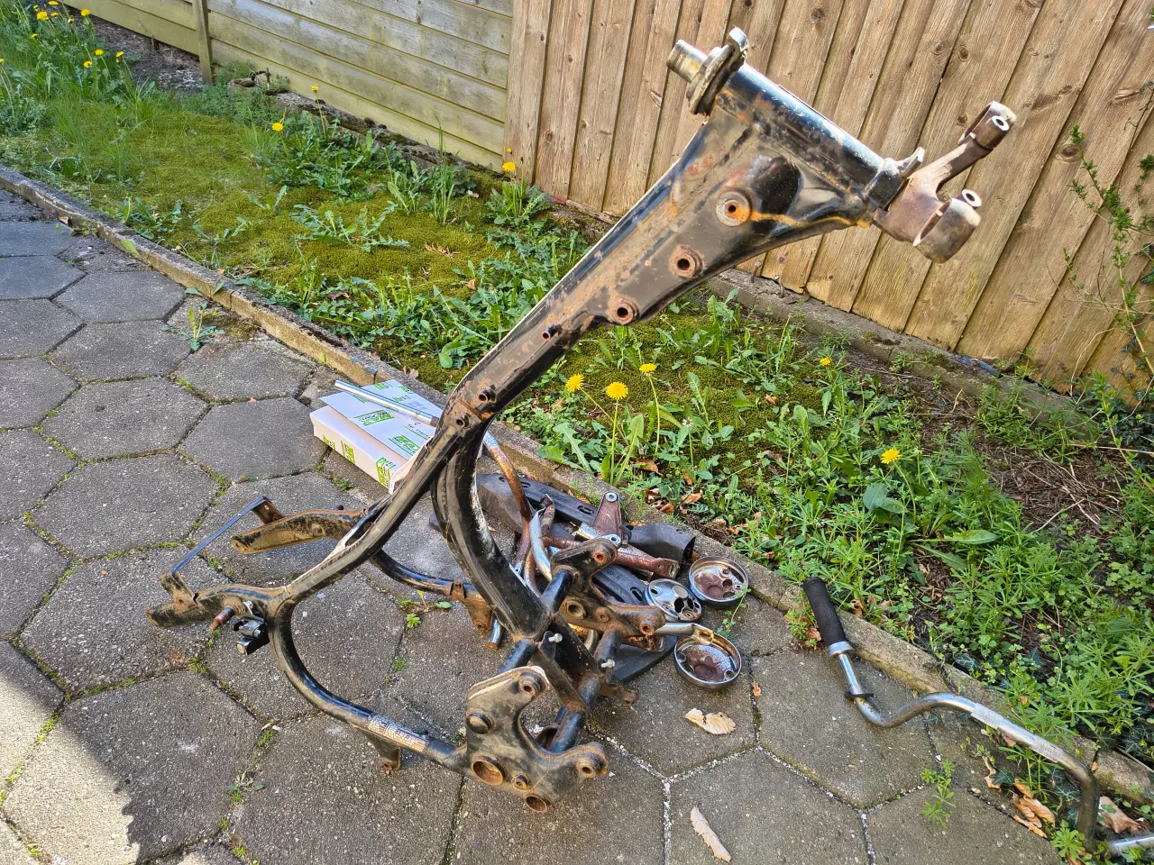 Billede 1 - Honda cx 500 c stel med tyske papirer
