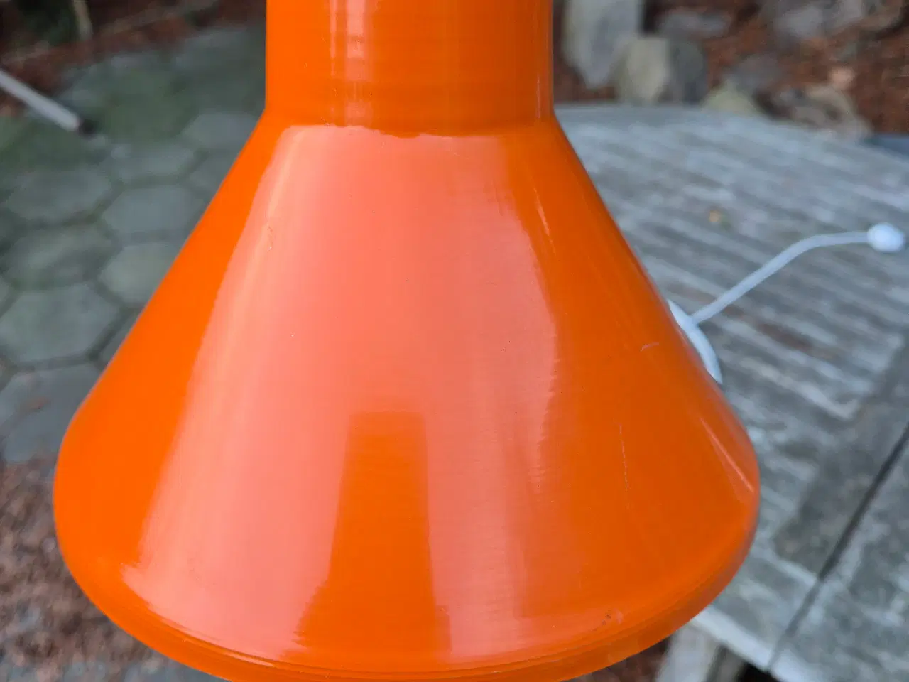 Billede 3 - Orange arkitektlampe i god kvalitet