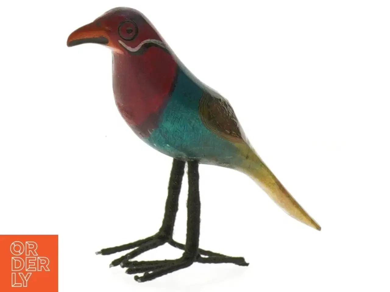 Billede 4 - Kenyanske dekorative fuglefigurer (str. 12 cm)