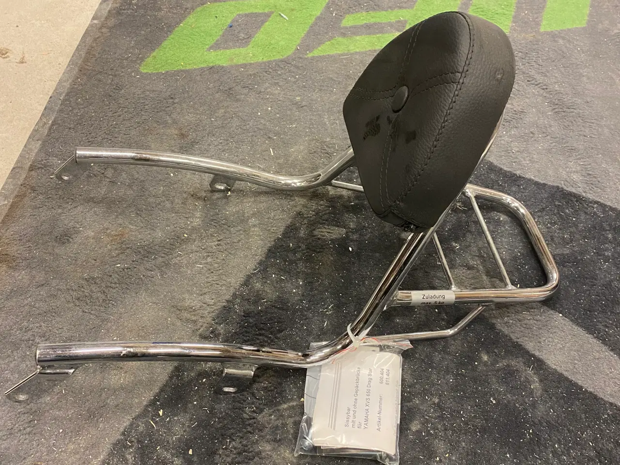 Billede 1 - Sissybar med bagagebærer Yamaha XVS 650 Drag Star