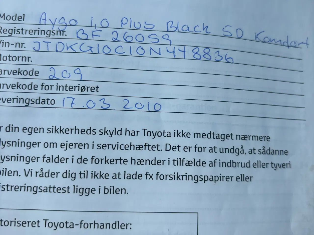 Billede 20 - Toyota Aygo 1,0 Plus Black 5D Komfort