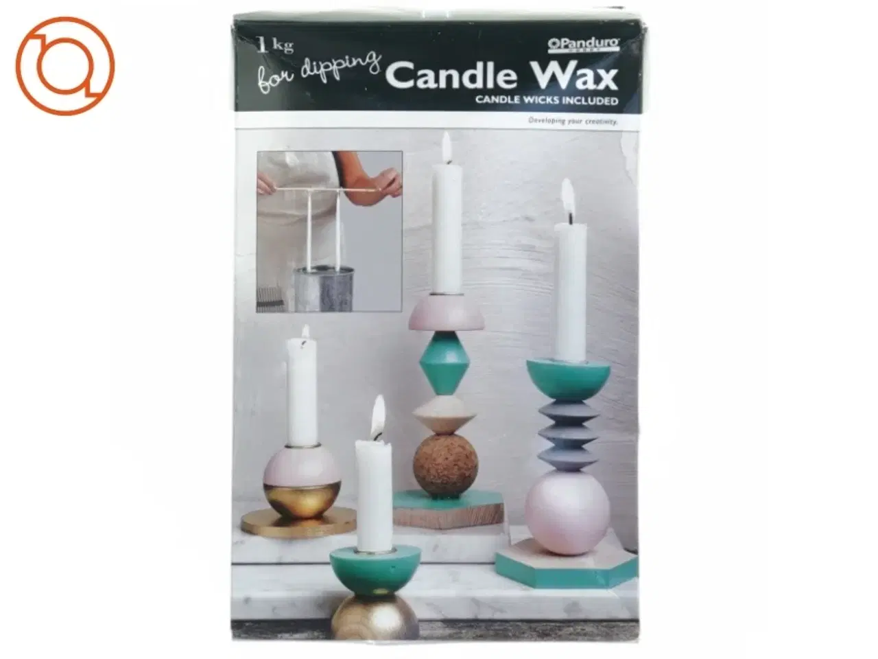 Billede 1 - Candle wax fra Panduro Hobby (str. Et kilo)