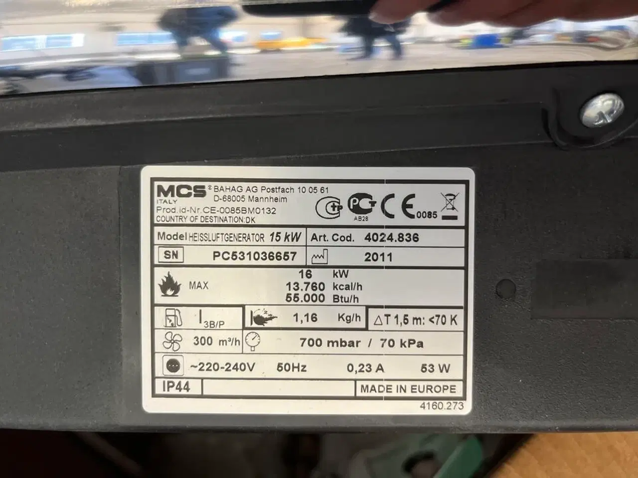 Billede 3 - MCS Gas Varmeblæser, Klapstige m.m