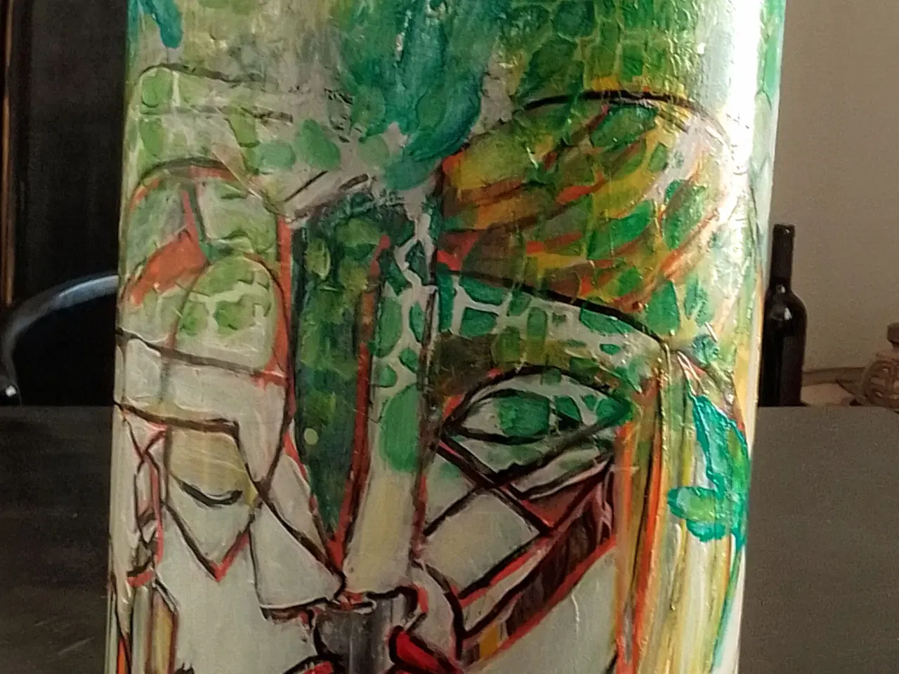 Billede 8 - Dekorerede glasvaser fra eget atelier