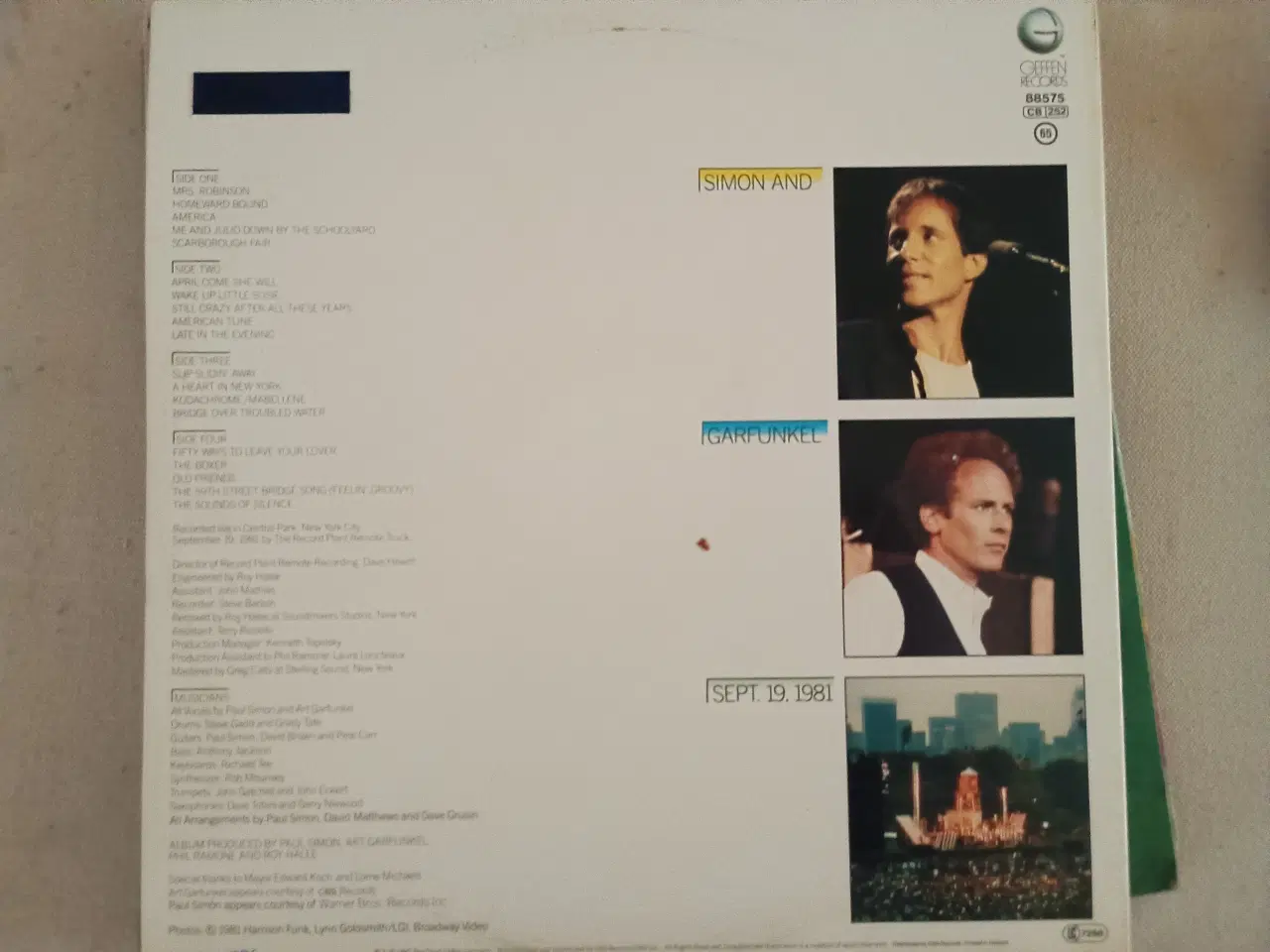 Billede 2 - Simon and Garfunkel,  The Concert In Central Park.