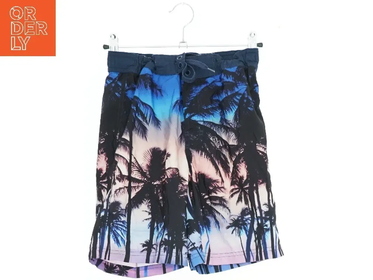 Billede 1 - Badeshorts med palmeprint fra H&M (str. 140)