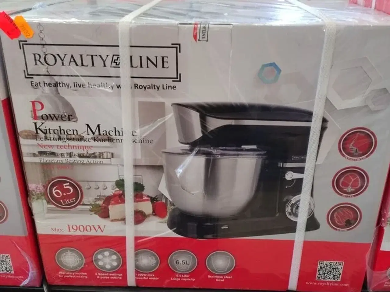 Billede 1 - Køkkenmaskine, ubrugt ROYALTY LINE  1900W