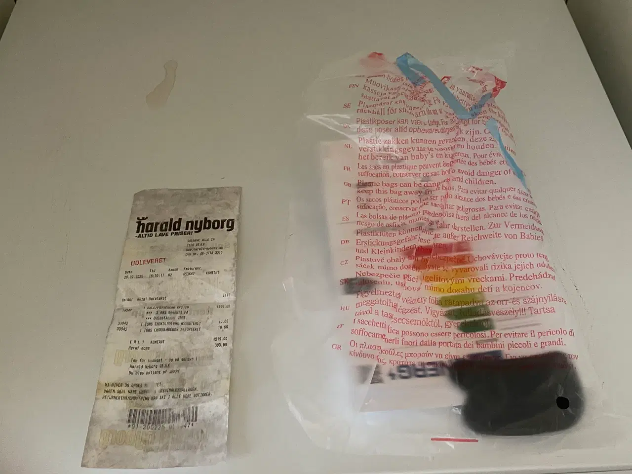 Billede 4 - Køle/frysskab "Kvittering/garanti"