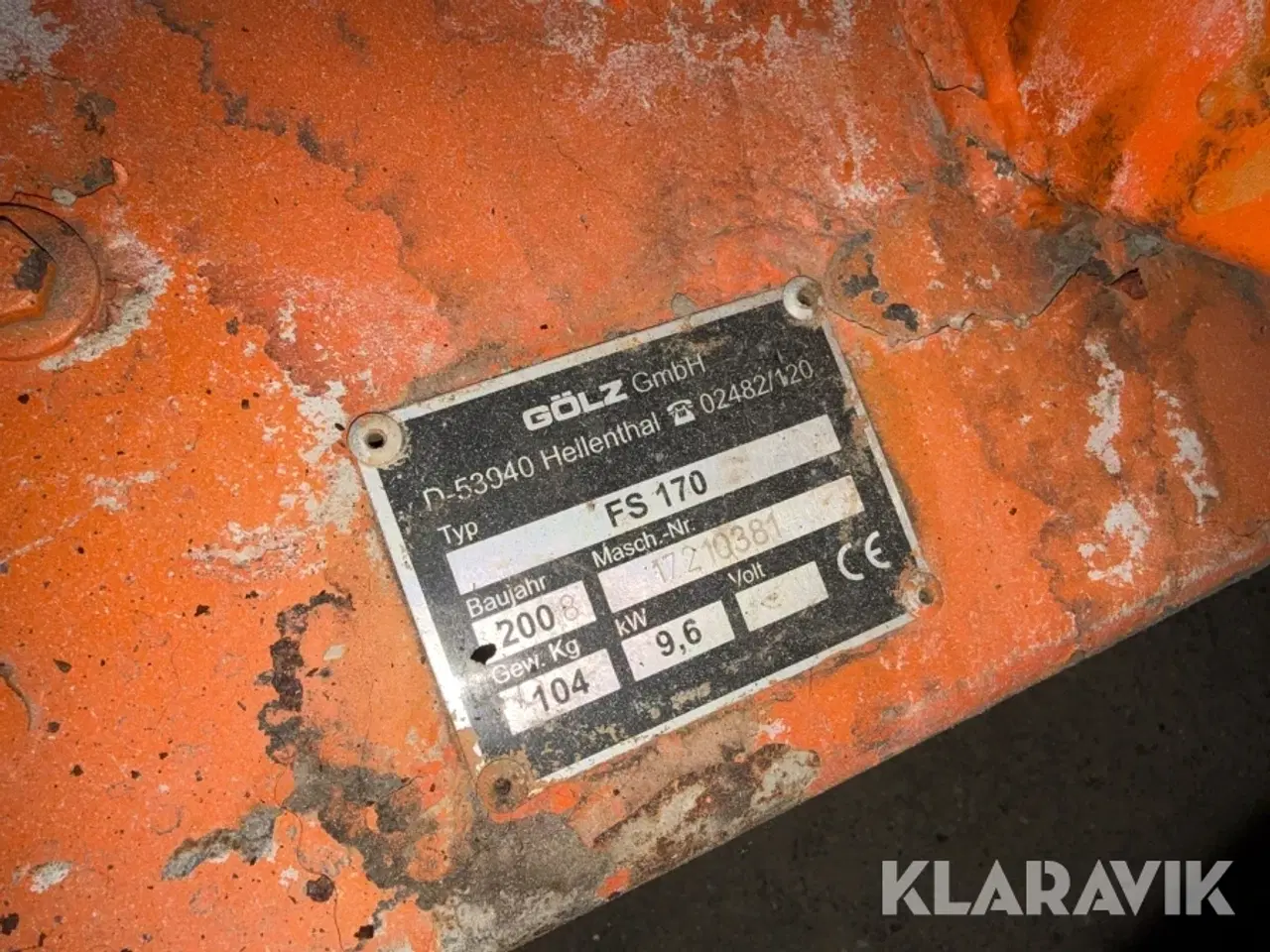 Billede 8 - Asfaltskærer Gölz FS170