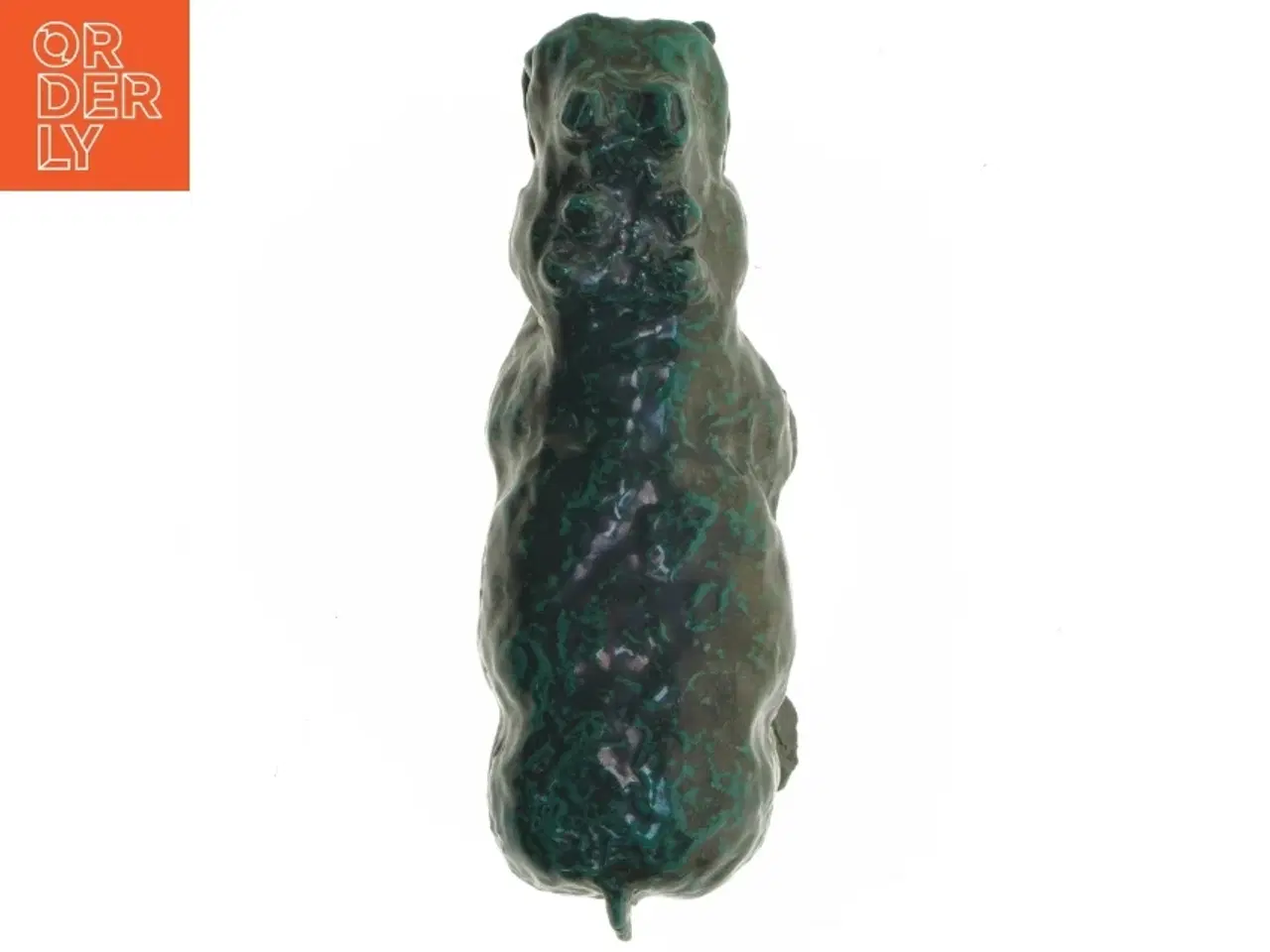 Billede 4 - Keramisk flodhest figur (str. 24x8,5 cm)