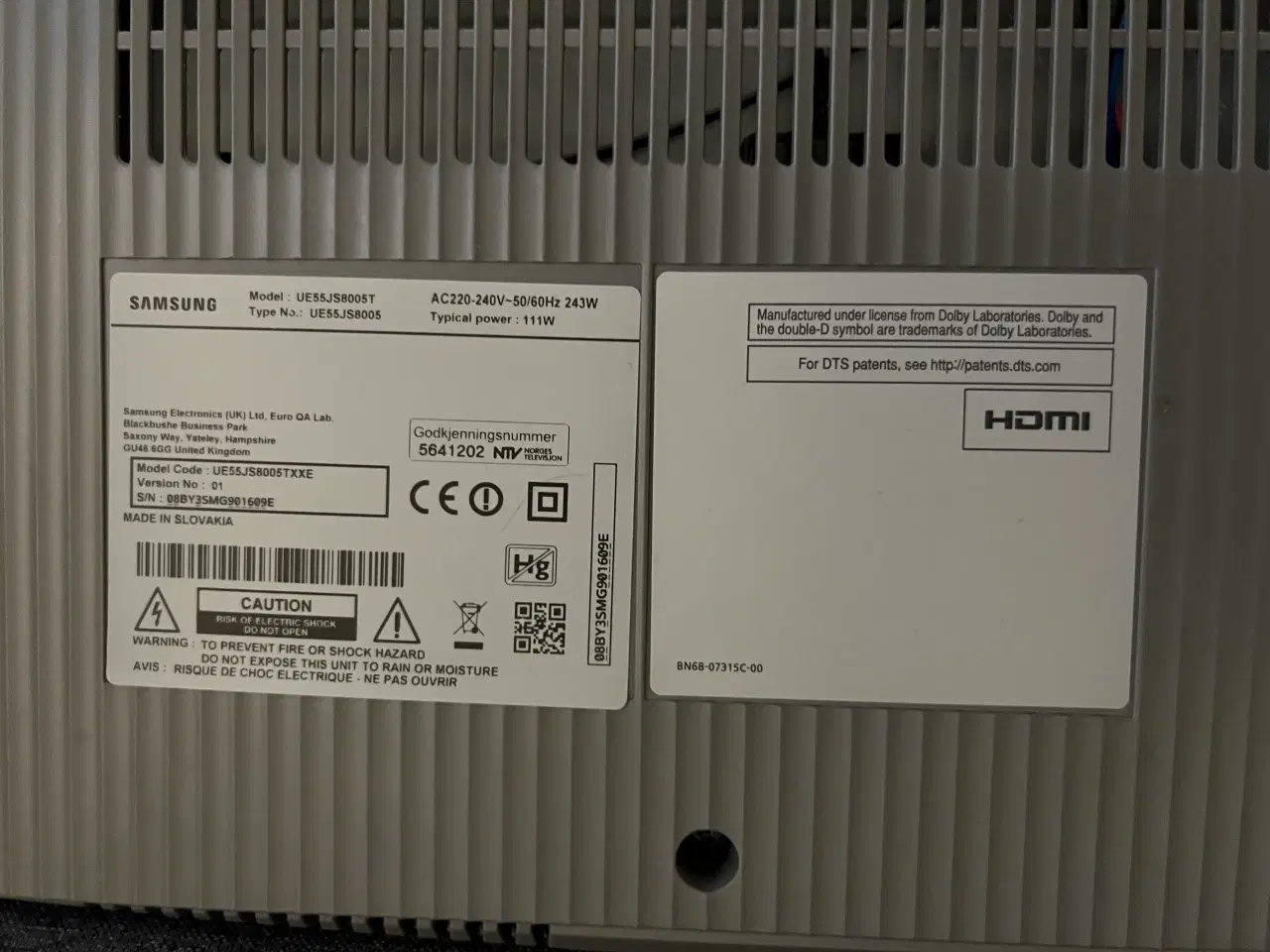 Billede 2 - Samsung 55" tv