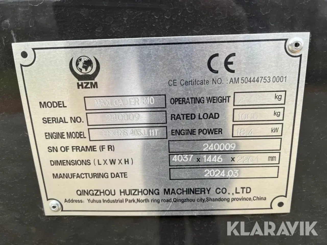 Billede 5 - Minilæsser Max loader 810