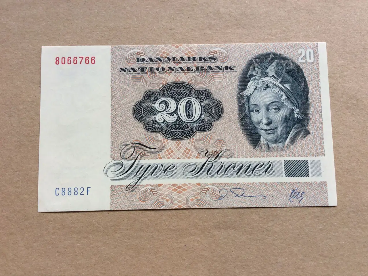 Billede 1 - 20 kr. seddel fra 1988