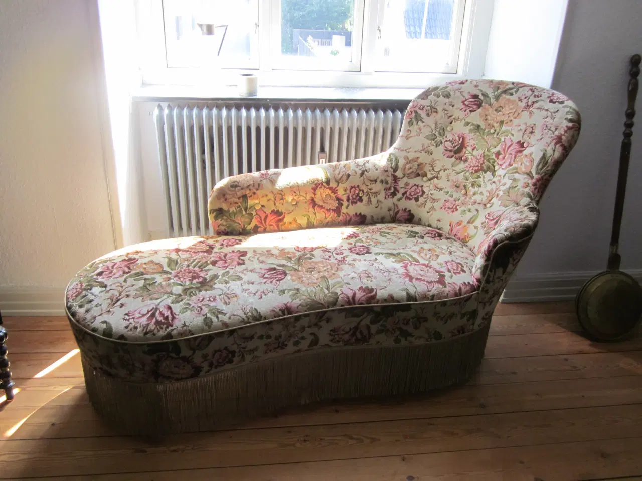 Billede 1 - Velour chaiselong 