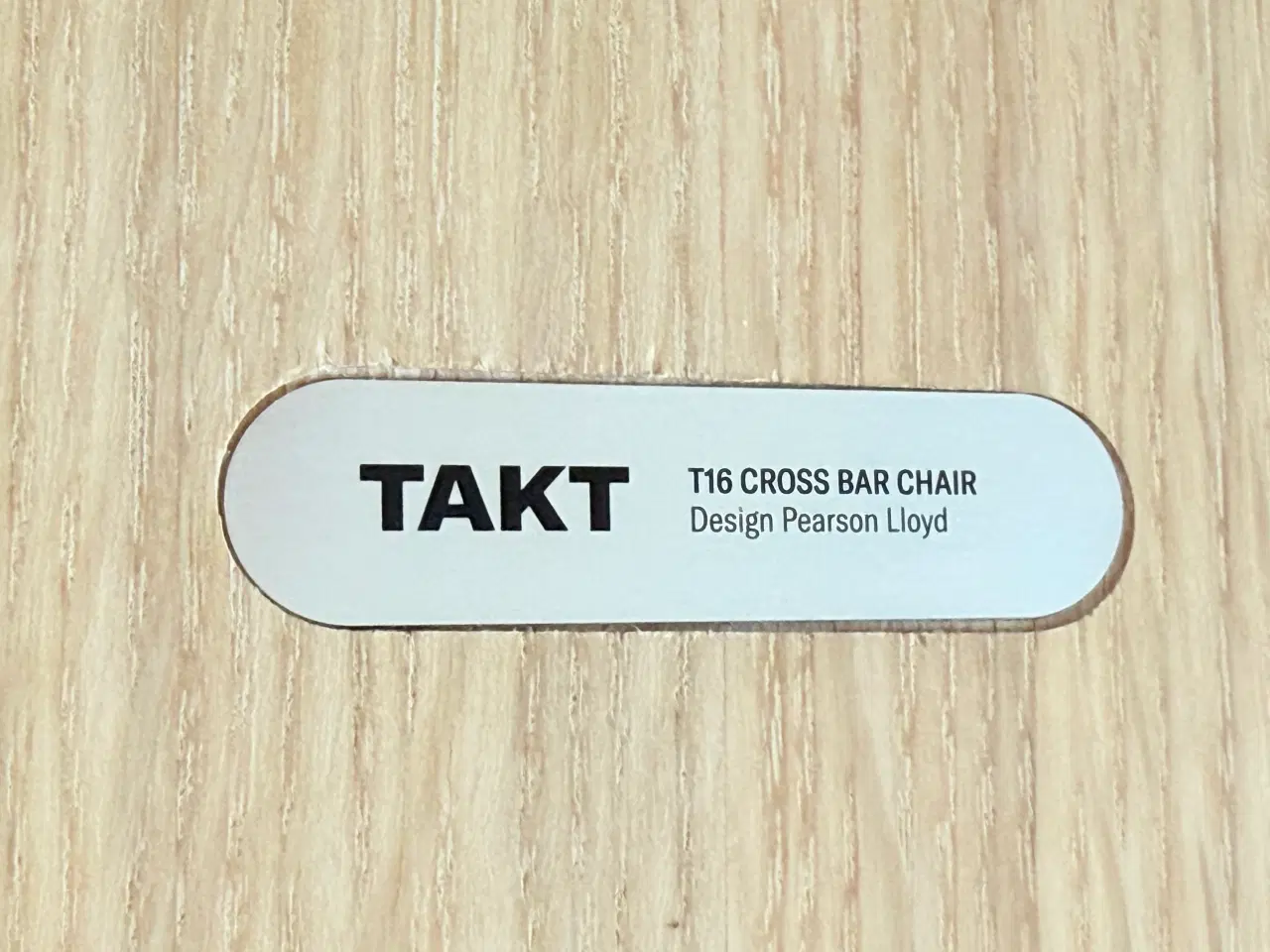 Billede 6 - 2 stk eksklusive TAKT T16 Cross Bar Chair Tube