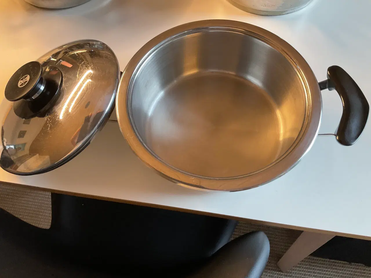 Billede 2 - Diverse AMC gryder og dampindsats til grøntsager