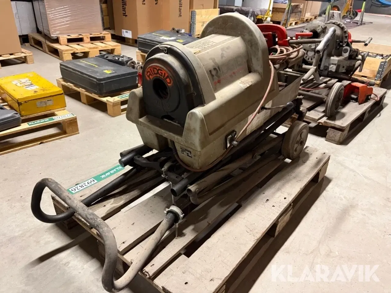 Billede 3 - Rørgevindskæringsmaskine Ridgid 1822-1