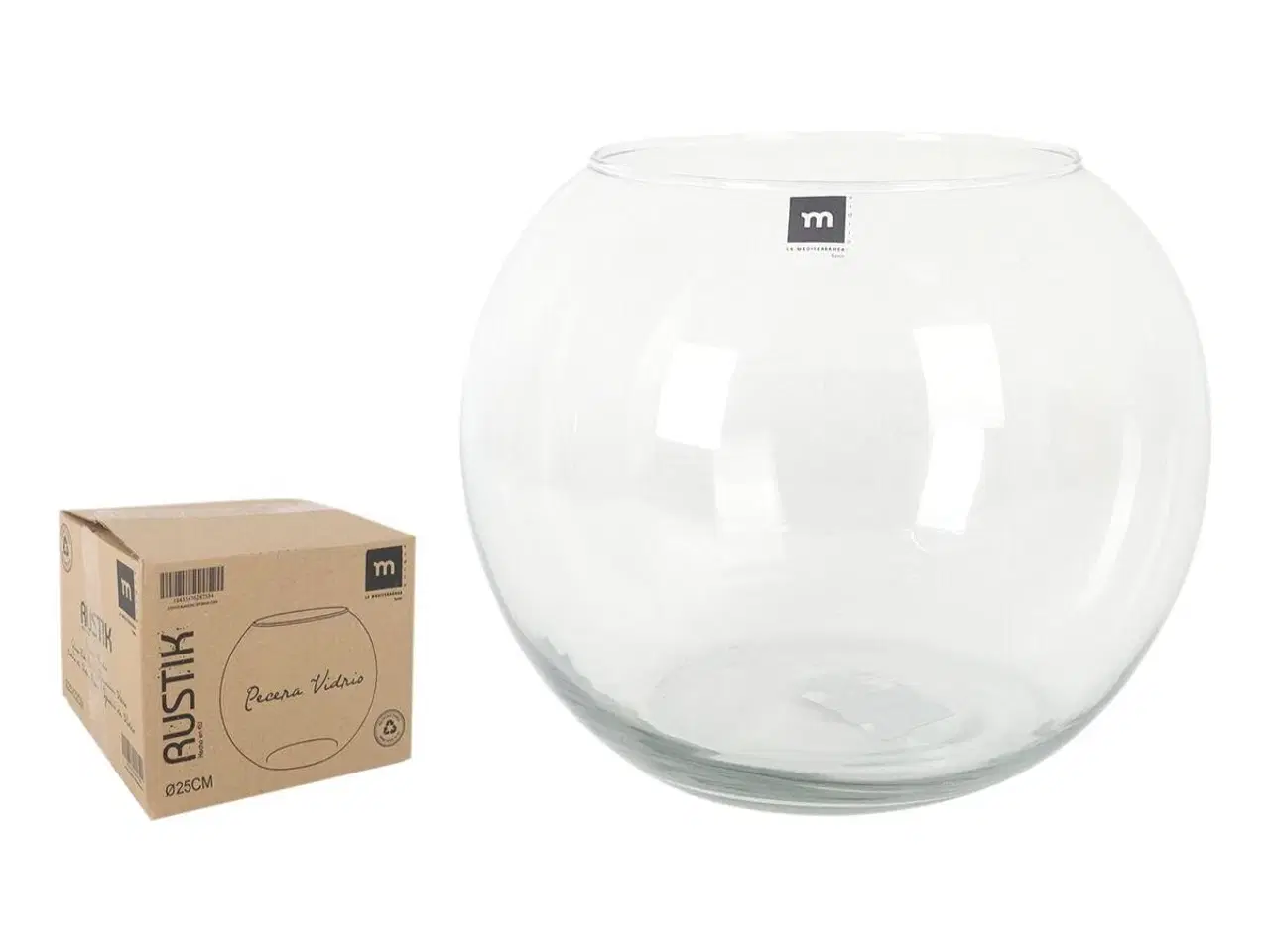 Billede 1 - Inde Akvarium Rustik glas - 15 × 24 × 20 cm