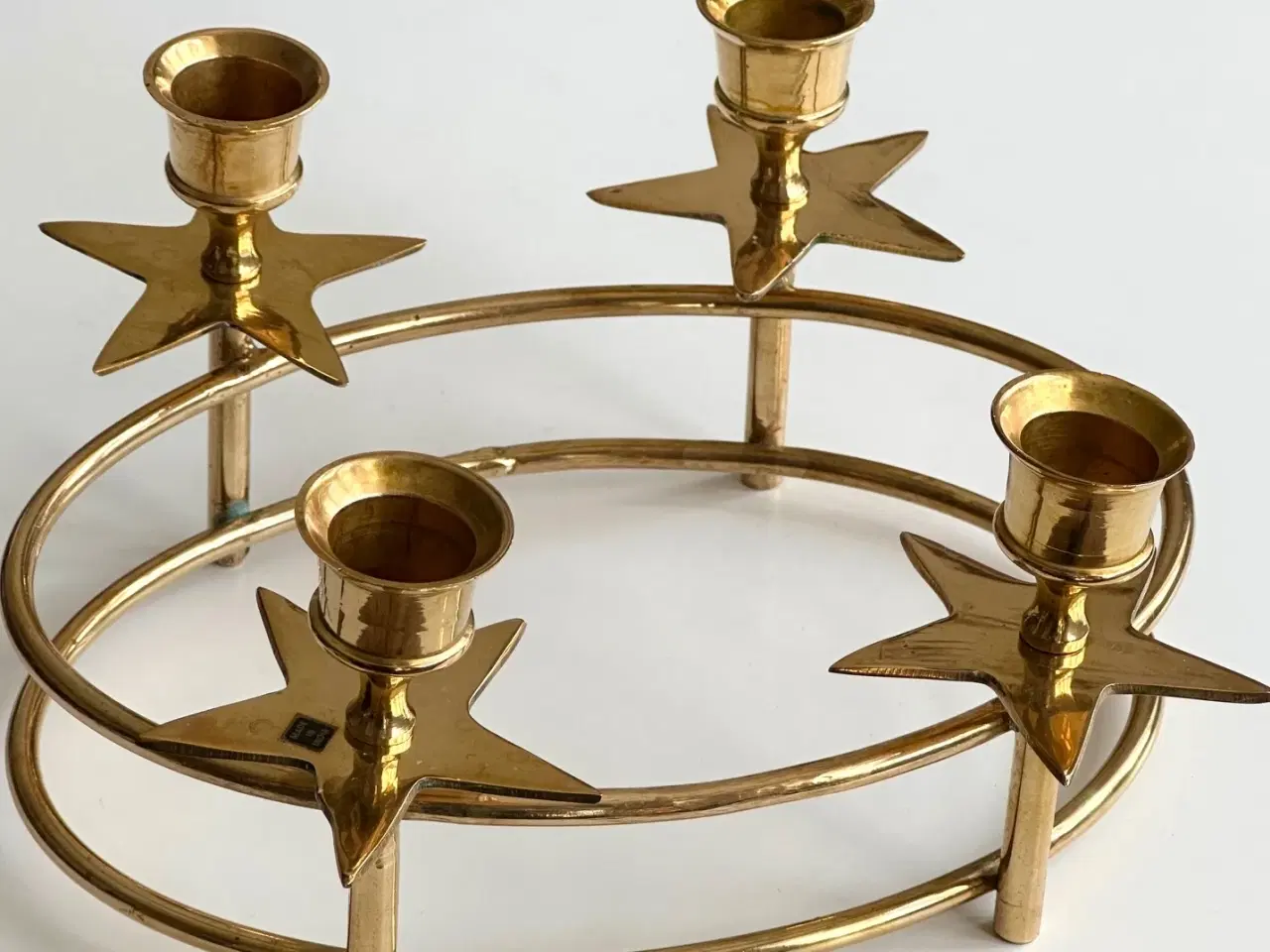 Billede 5 - Adventsstage m stjerner, oval