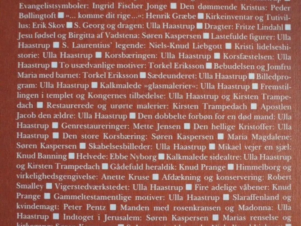 Billede 2 - danske kalkmalerier 1375-1475 - gotik, red. af ull