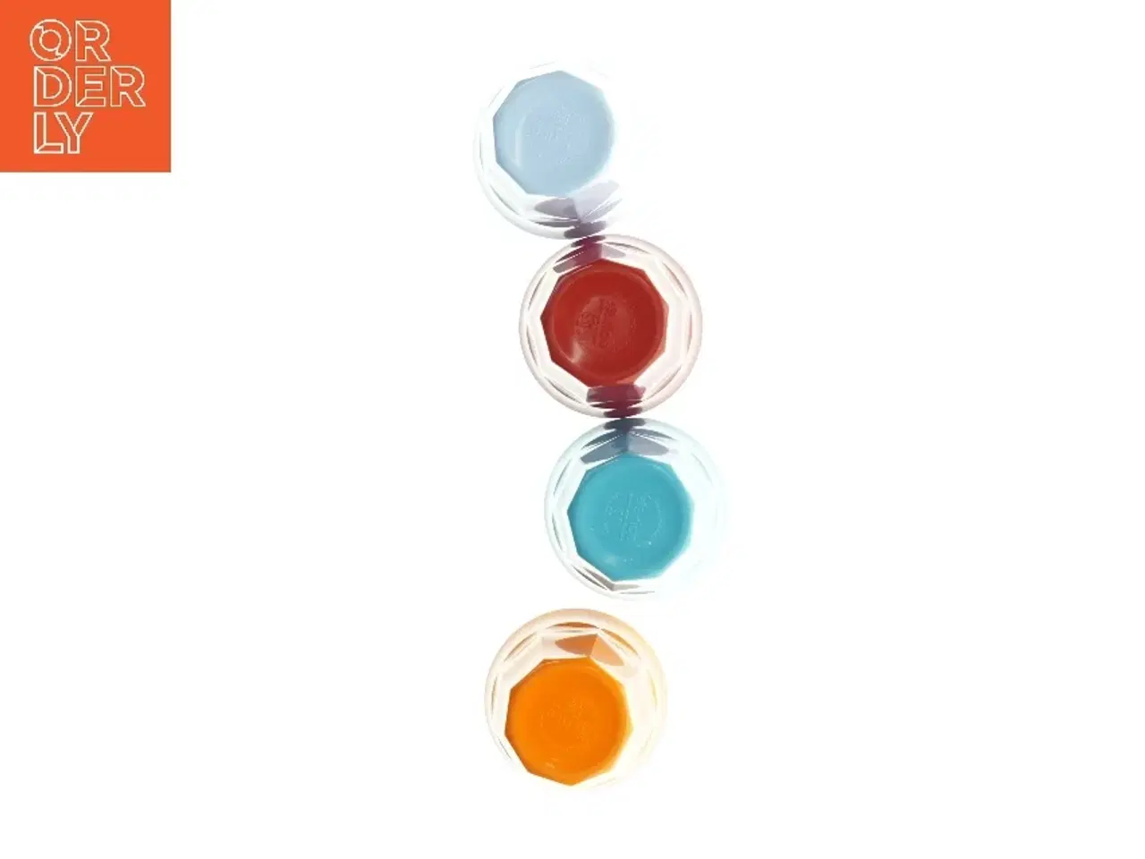 Billede 3 - Farverige plastkrus fra Rice (str. 8 x 7,5 cm)