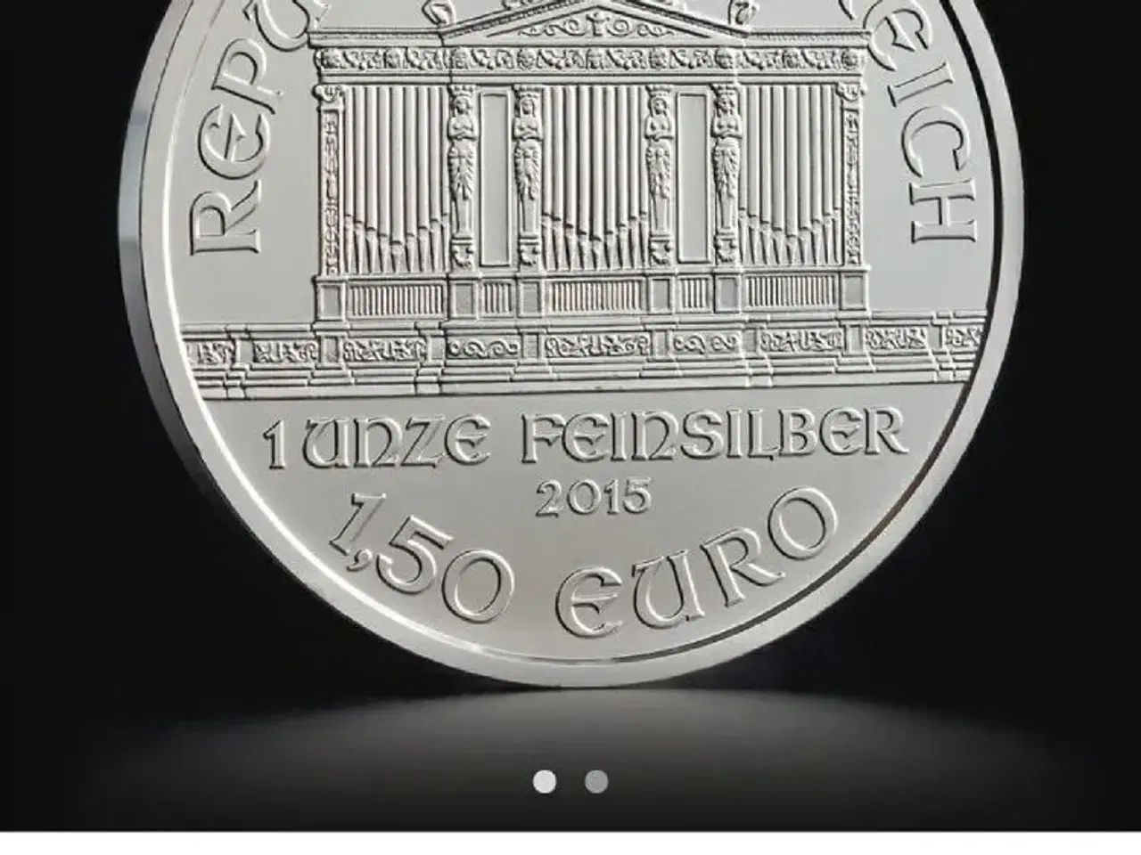 Billede 1 - 40 oz østrigsk Philharmoniker Sølvmønt