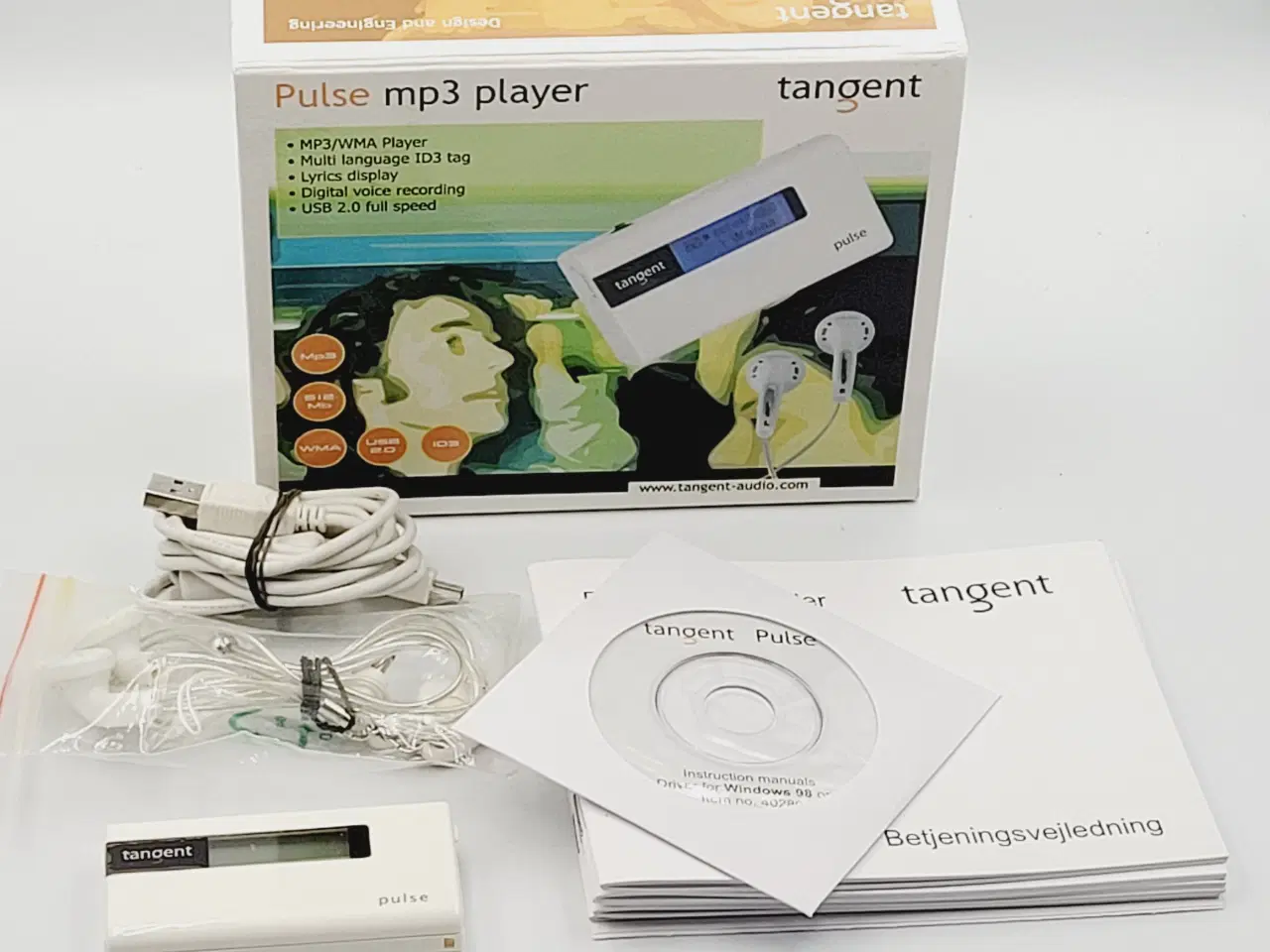 Billede 1 - ⭐️: Tangent Pulse MP3-afspiller (512 MB) – Komplet