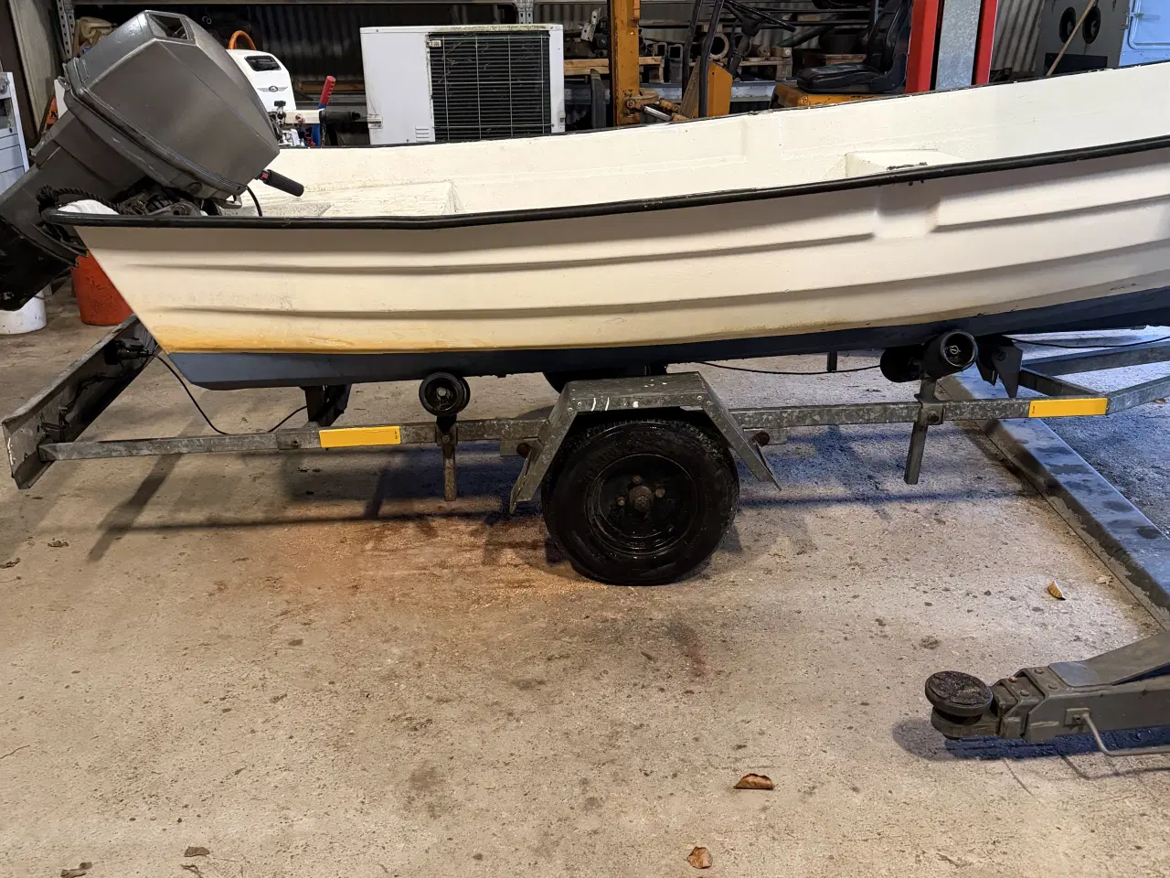 Billede 3 - jolle med trailer og 2 påhængsmotor