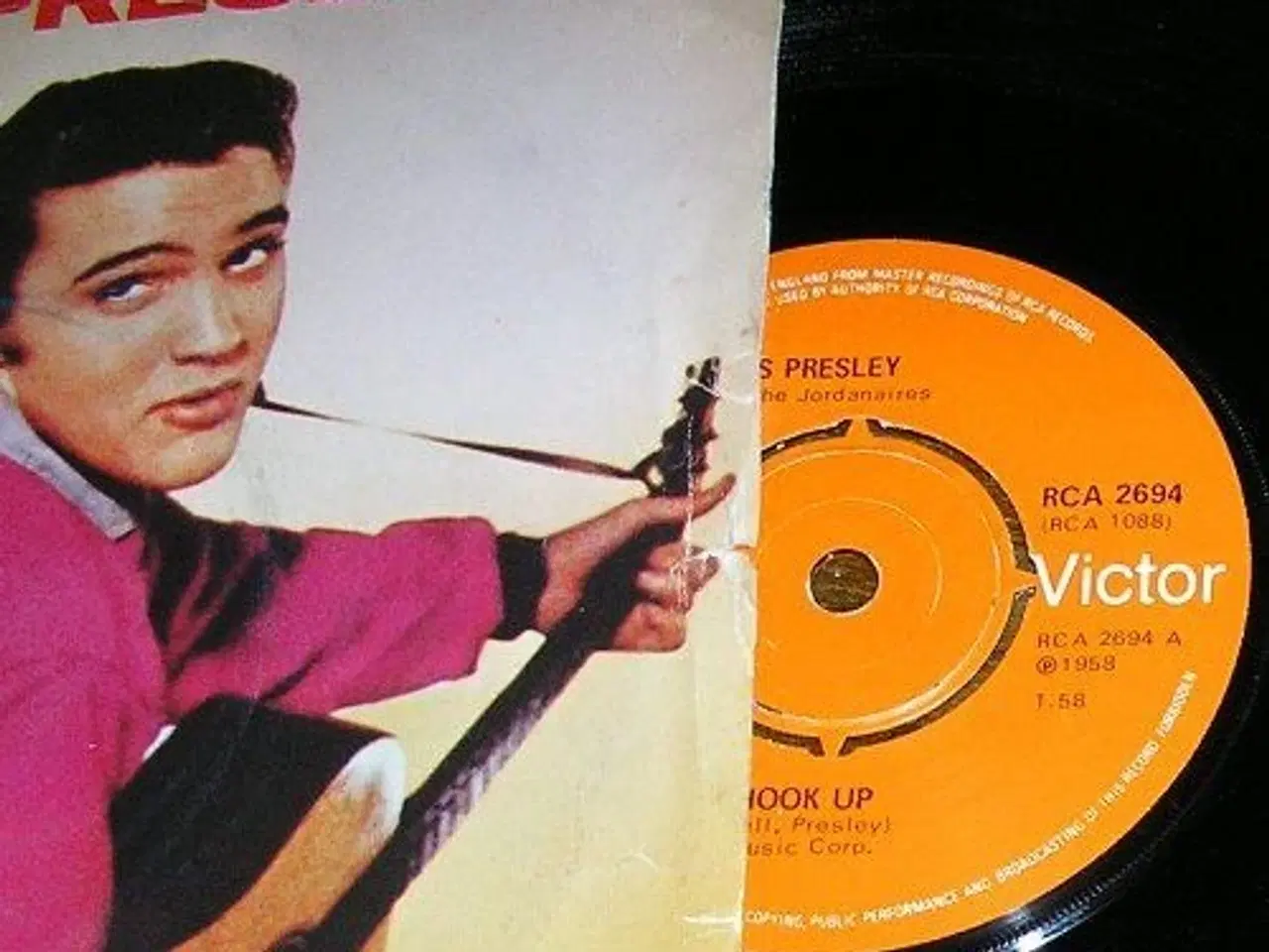 Billede 2 - single med Elvis Presley