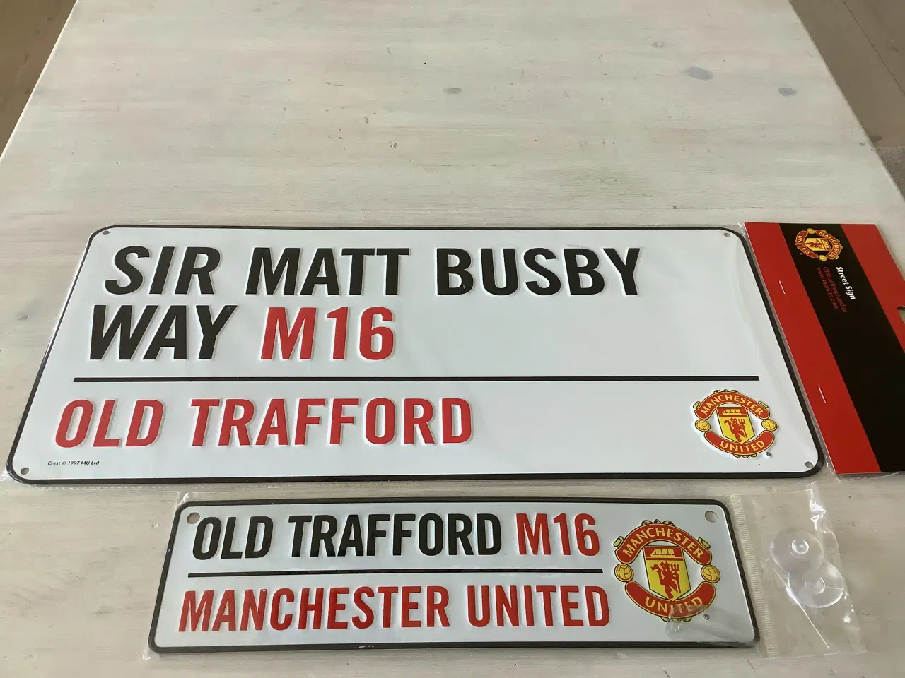 Billede 1 - Manchester United emaljeskilte
