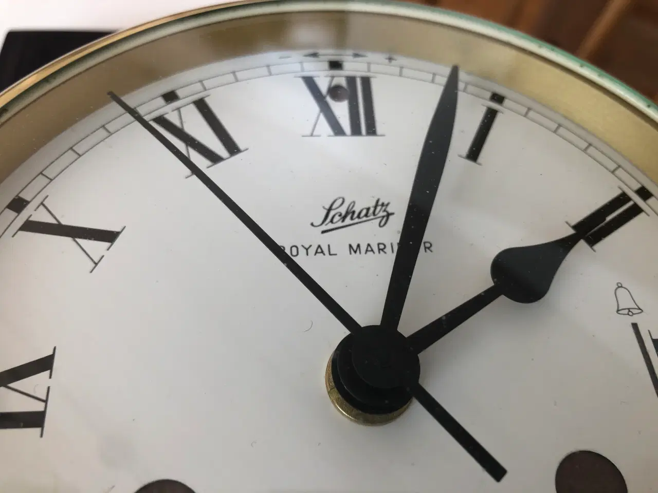 Billede 4 - Schatz skibsur og barometer på bejset plade