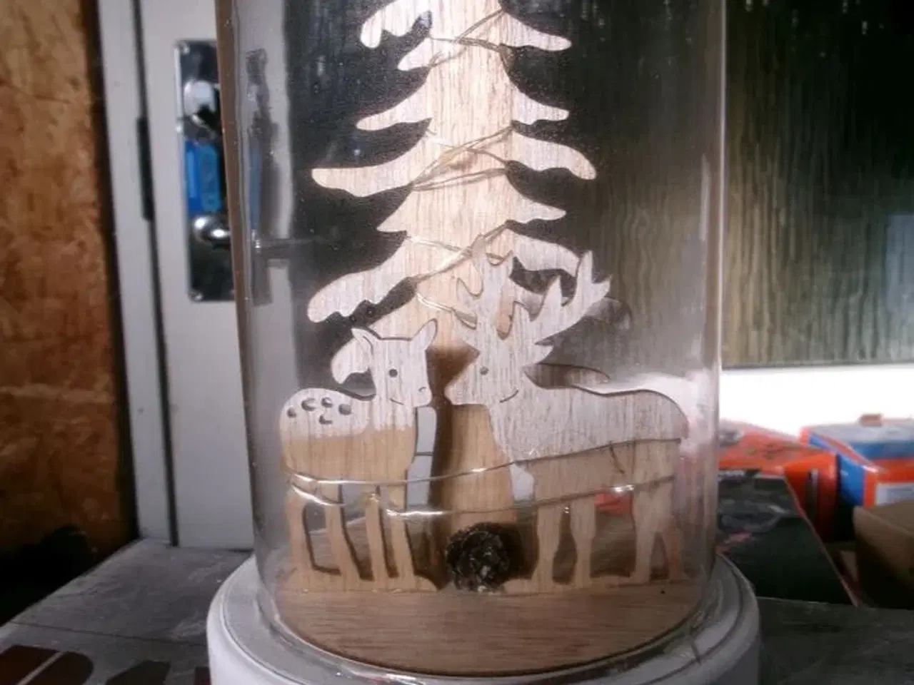 Billede 2 - 3 stk. deko showcase m/LED lys