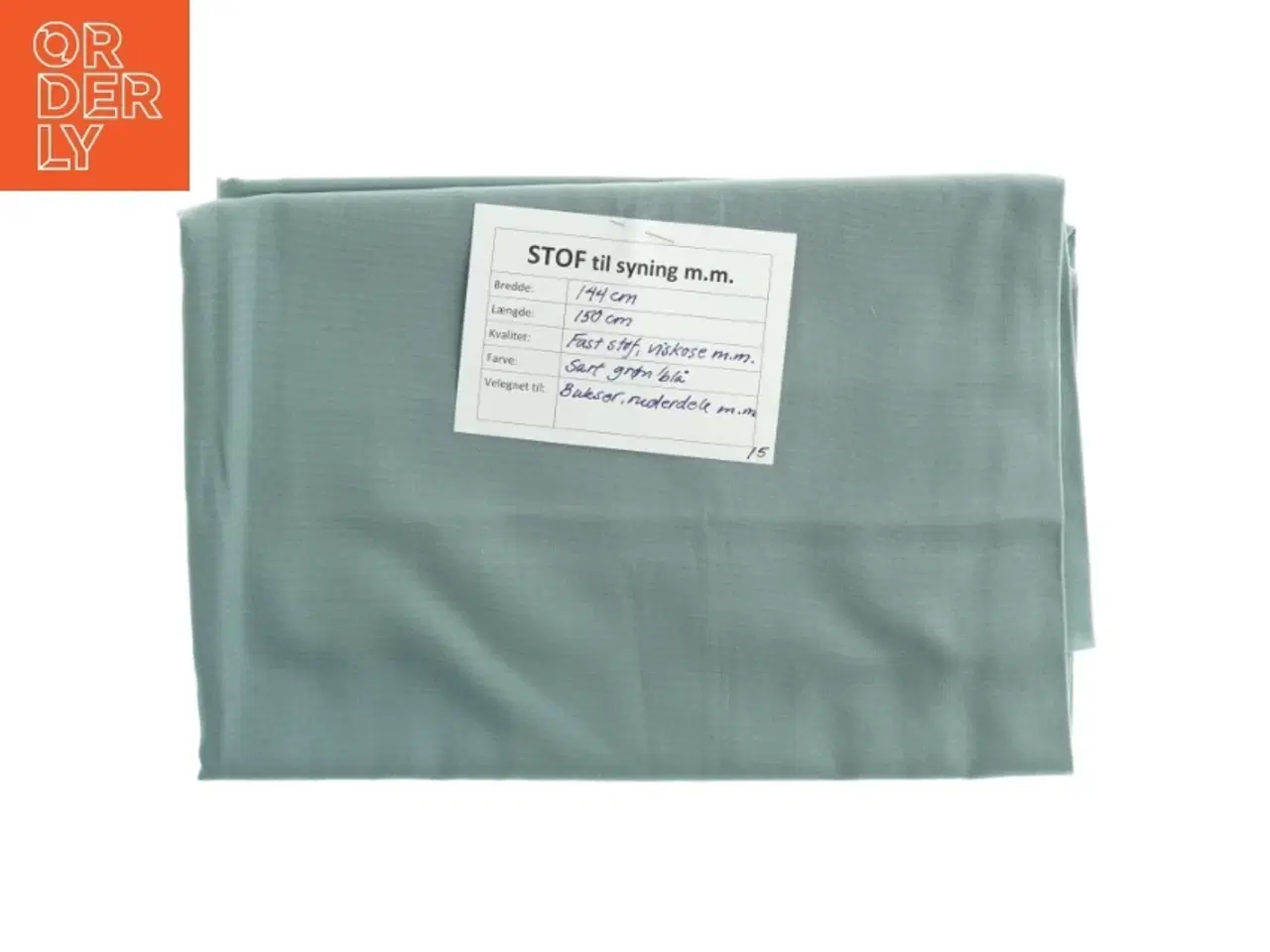 Billede 1 - Fast stof til syning, viskose m.m. (144 cm x 150 cm)