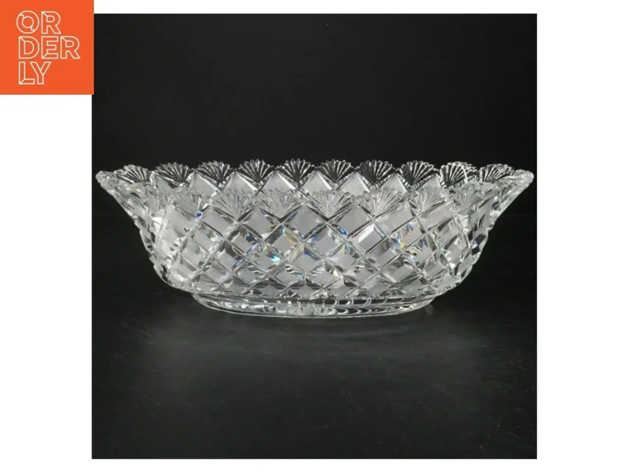 Billede 1 - Krystal skål (str. 37 cm)
