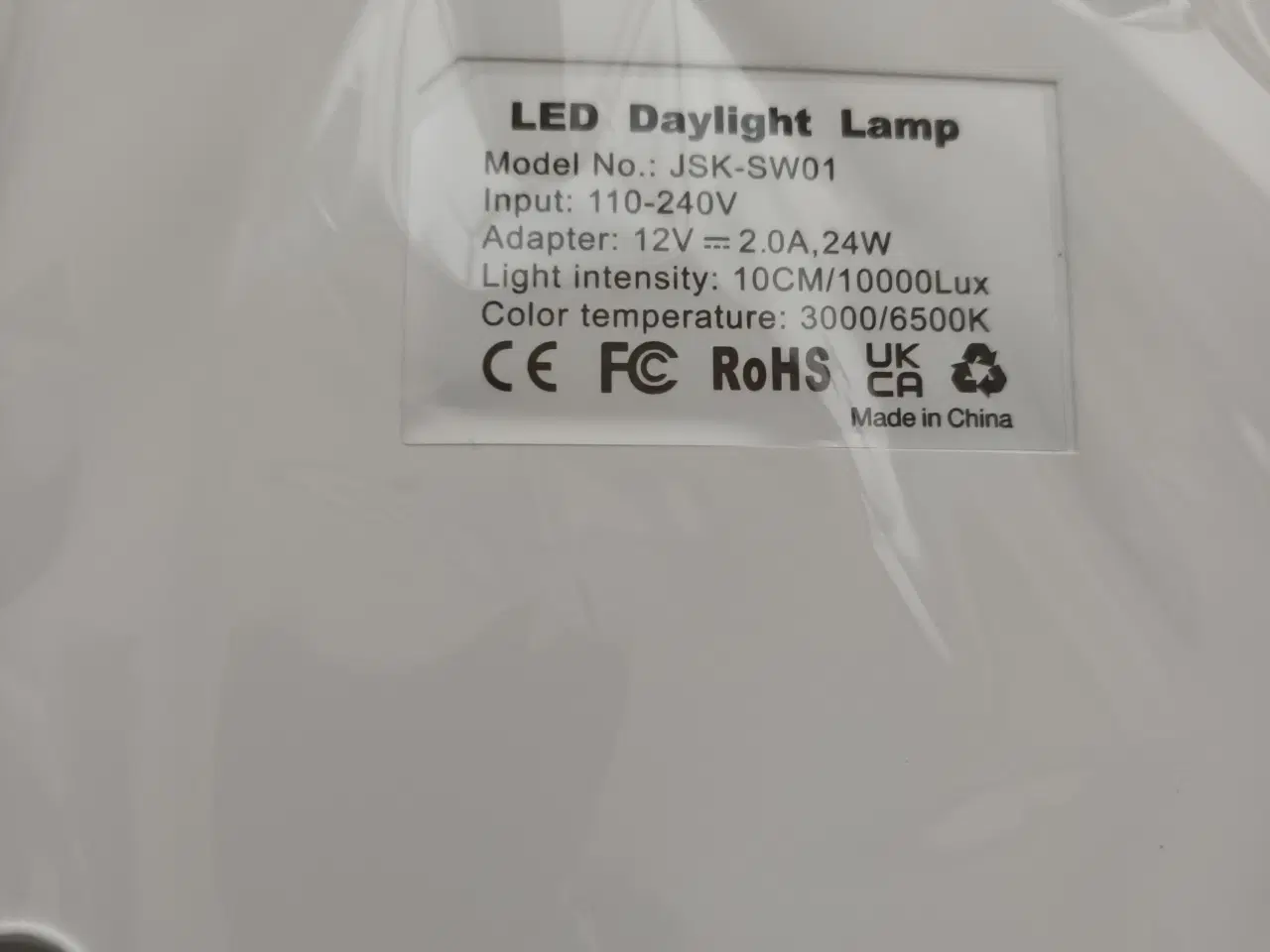 Billede 4 - Lys-terapi lampe, JSK-W01, bedre mental sundhed.