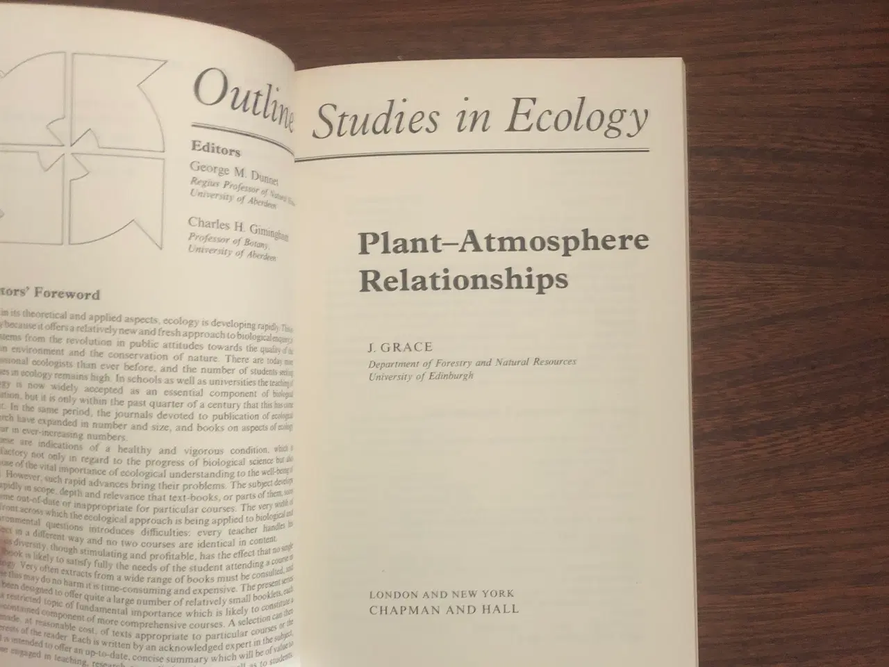 Billede 3 - John Grace: Plant-Atmosphere Relationships