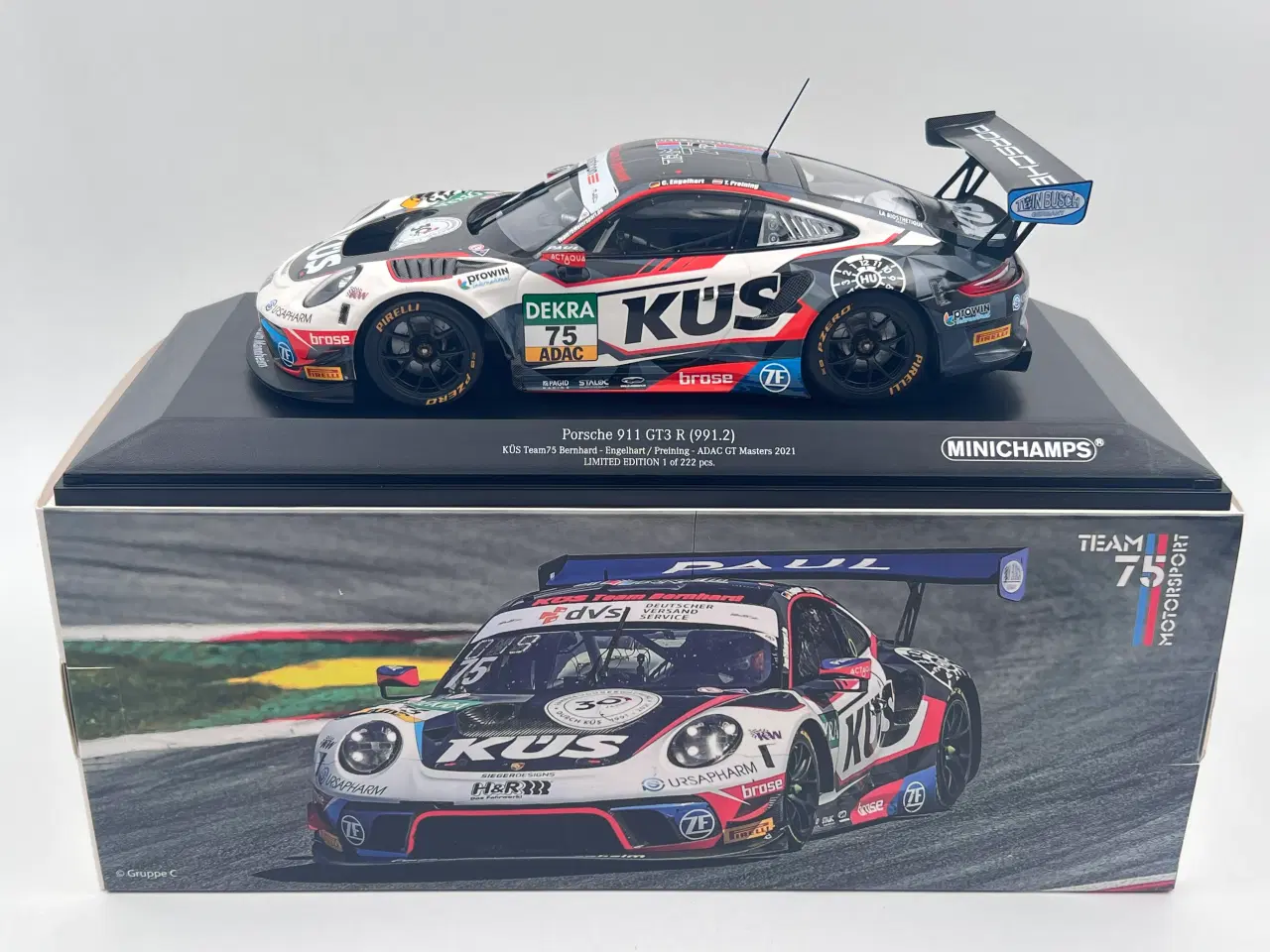 Billede 10 - 2021 Porsche GT3 R #75 Limited Edition - 1:18