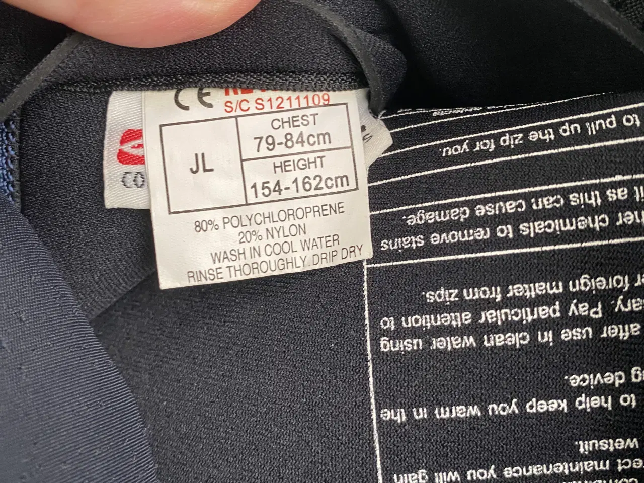 Billede 2 - Gul G-force våddragt str JL