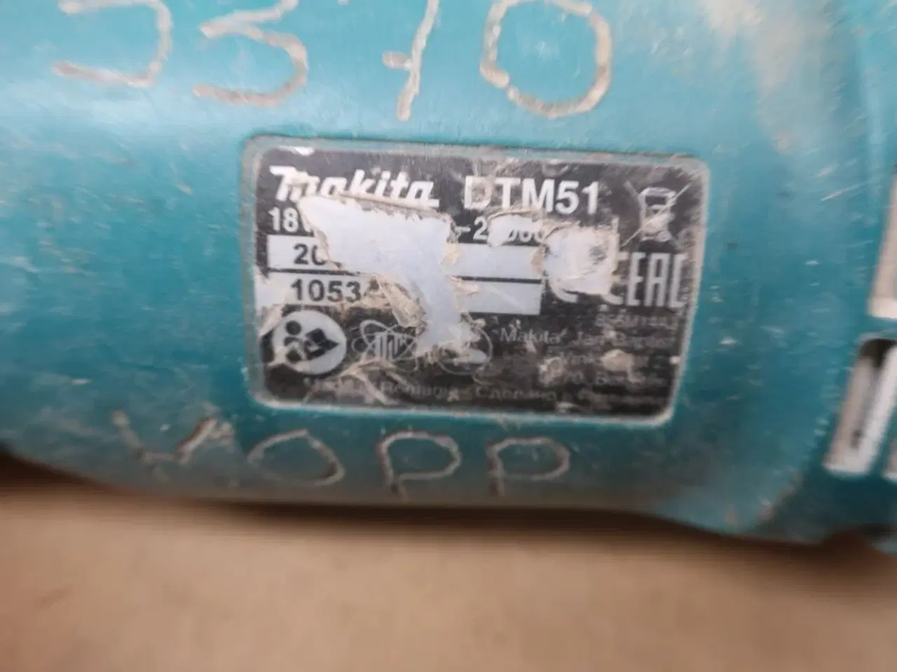 Billede 6 - Boremaskine, sliber mv.  MAKITA  Model: DGA 506, DTD154, DJR 187, DTM 51, DC18RC