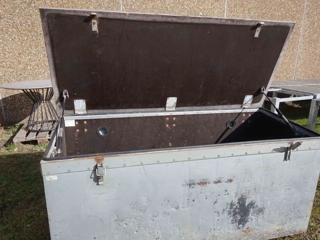 Billede 3 - Stor værktøjskasse Galvaniseret (MOMSFRI)