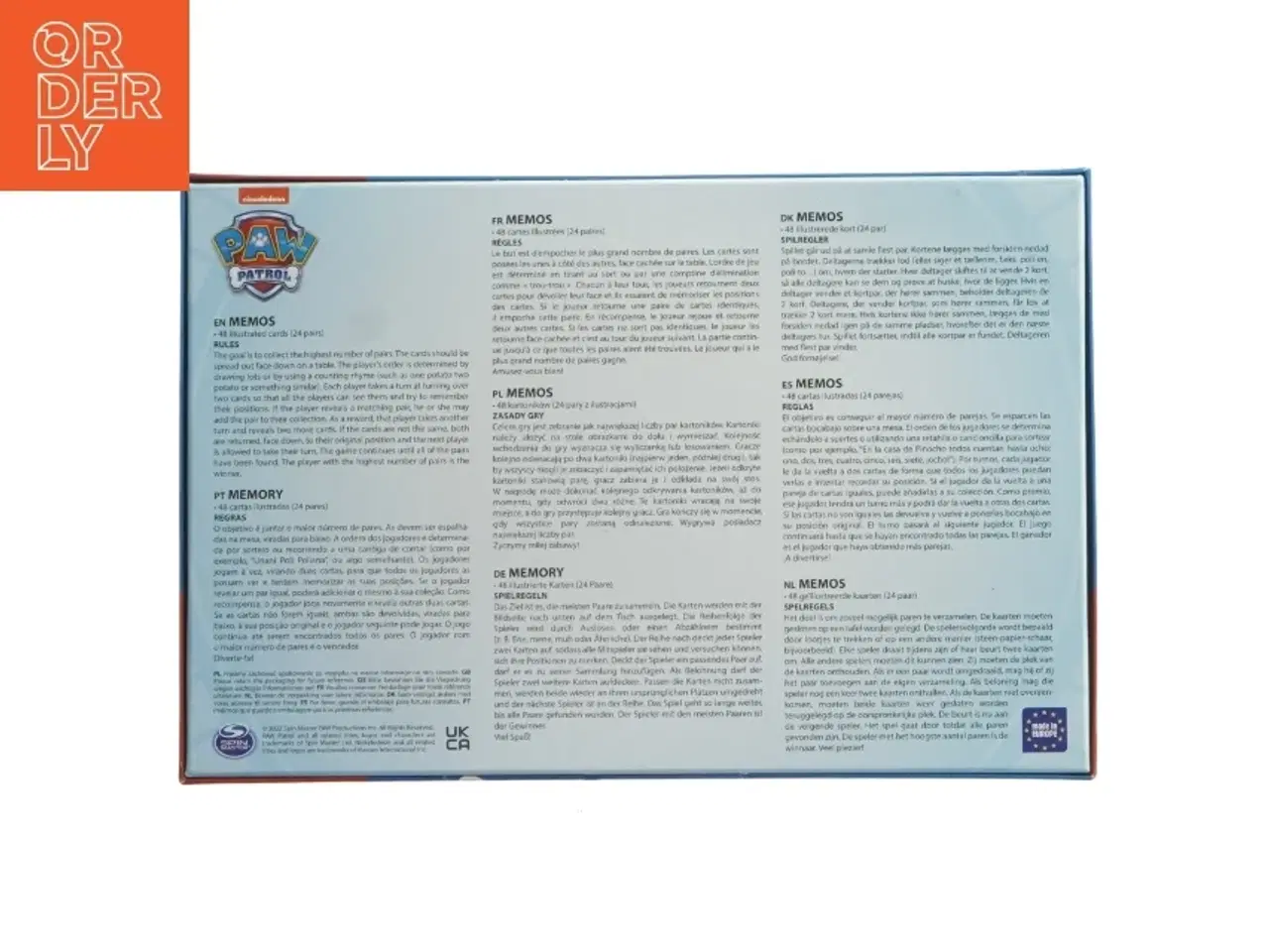 Billede 3 - Paw Patrol Memory Spil fra Trefl (str. 48 brikker)