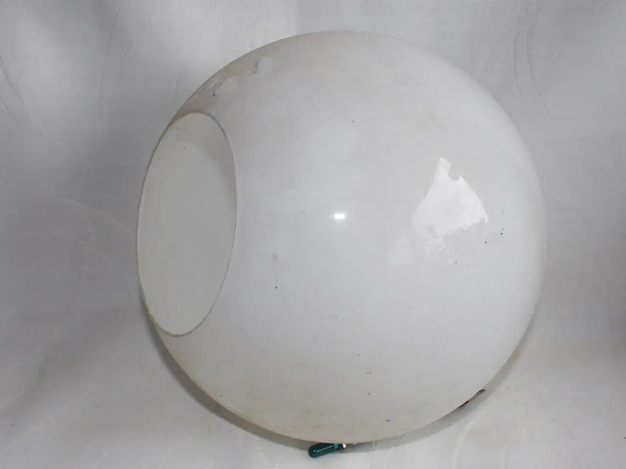 Billede 3 - Lampekuppel i hvid opaline glas