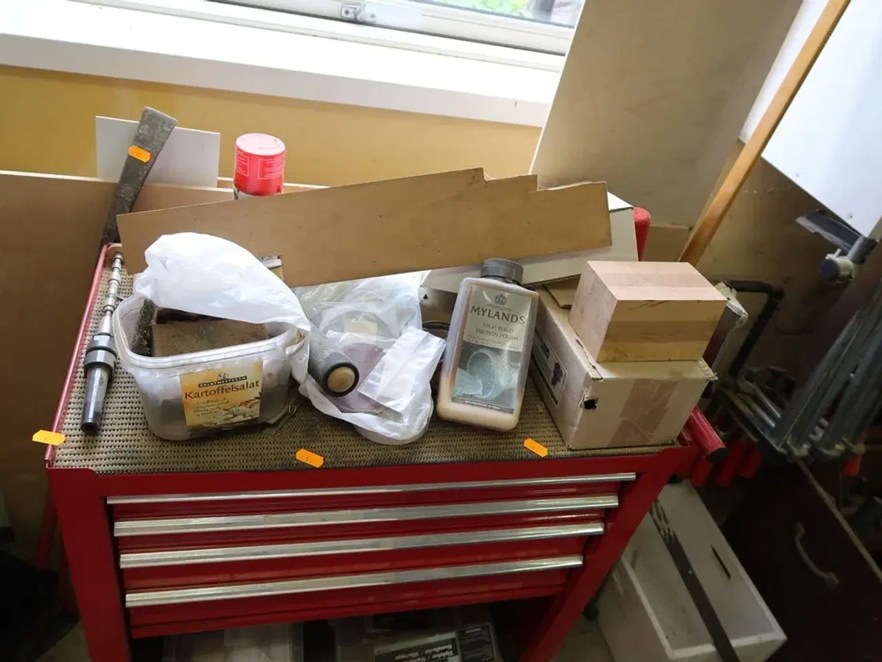 Billede 2 - Værktøjsvogn med div. Værktøj m.m.