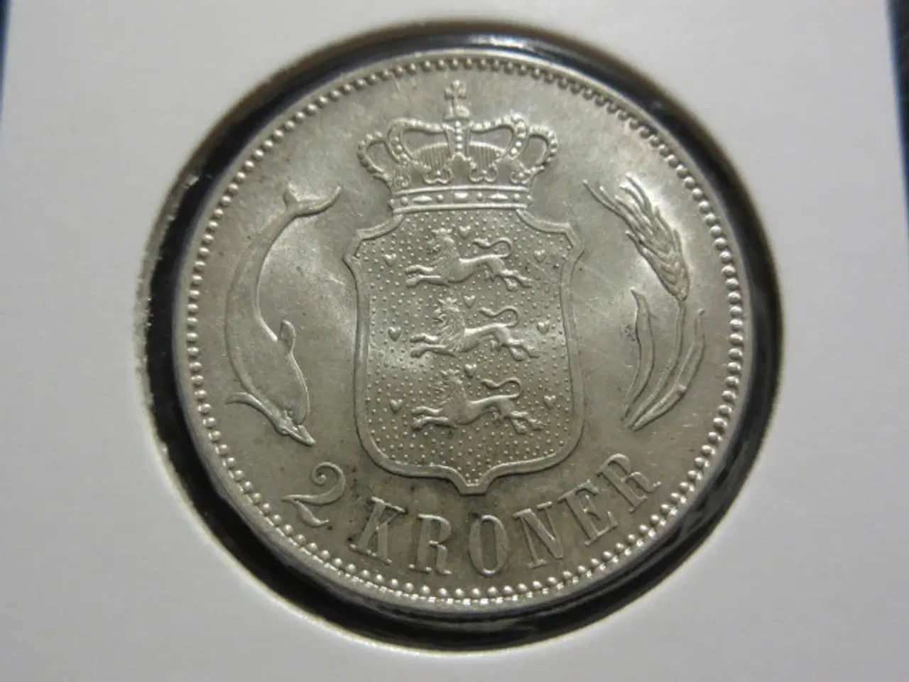 Billede 2 - 2 kroner 1916 sølv unc