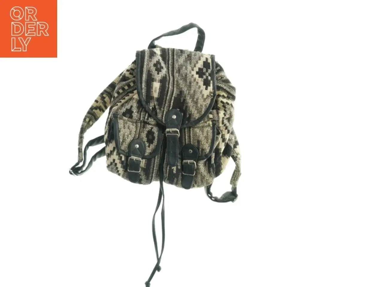 Billede 1 - Mønstret rygsæk fra Deena & Ozzy (str. 38 x 35 cm)