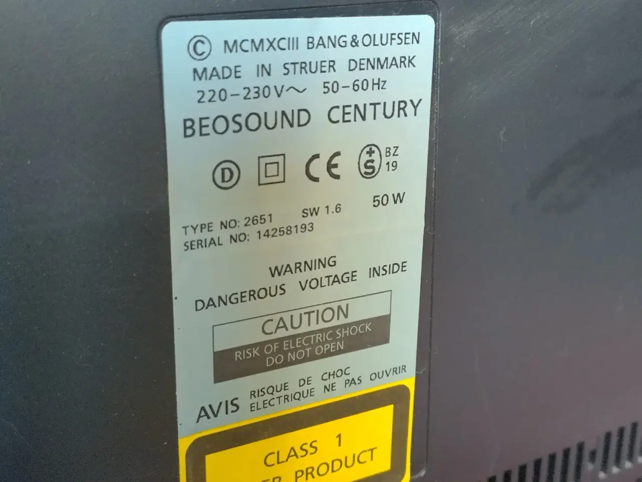 Billede 5 - beosound century